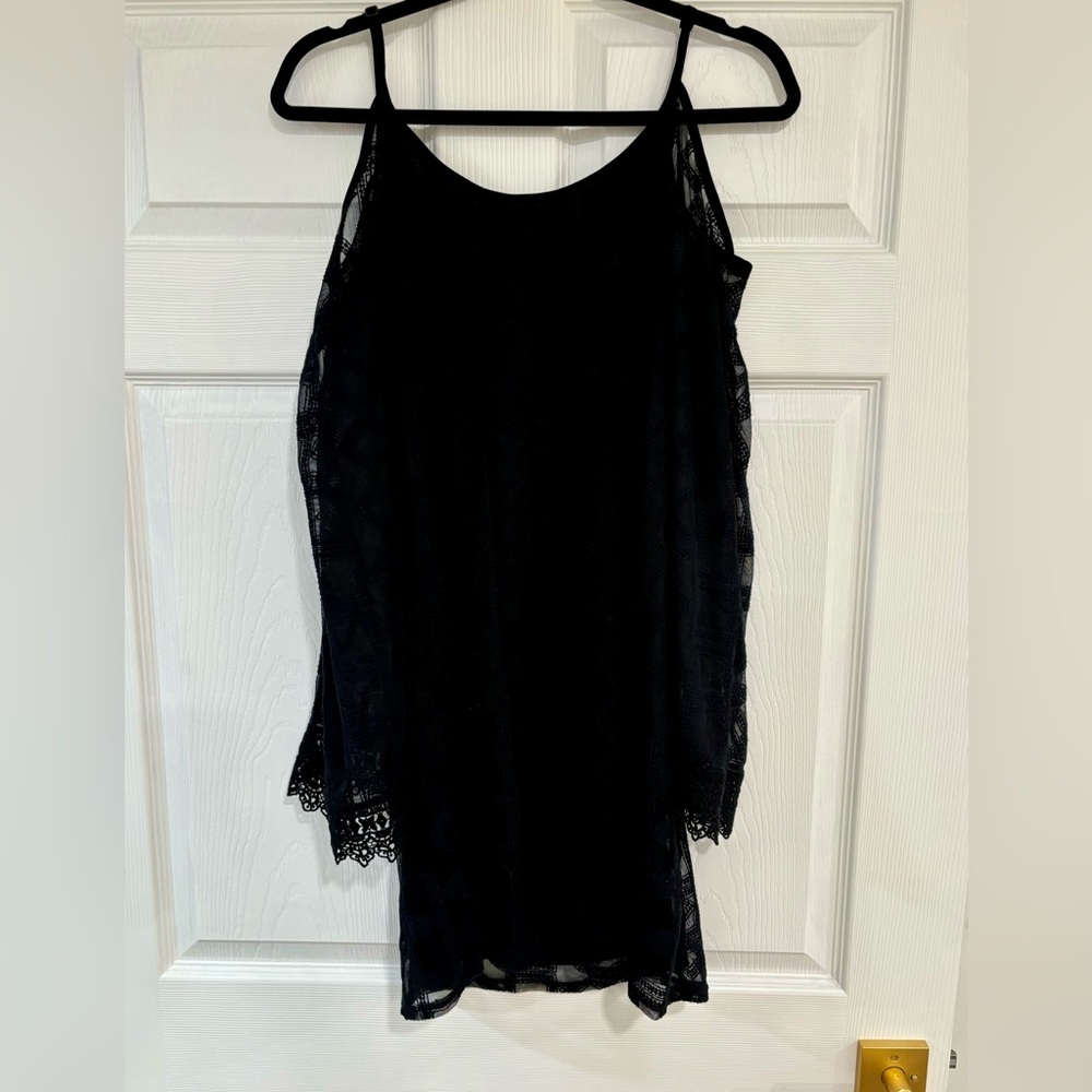 Elegant Black Lace Dress